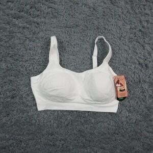 Shapermint Essentials Bralette Womens L White Everyday Comfort Wireless NWT